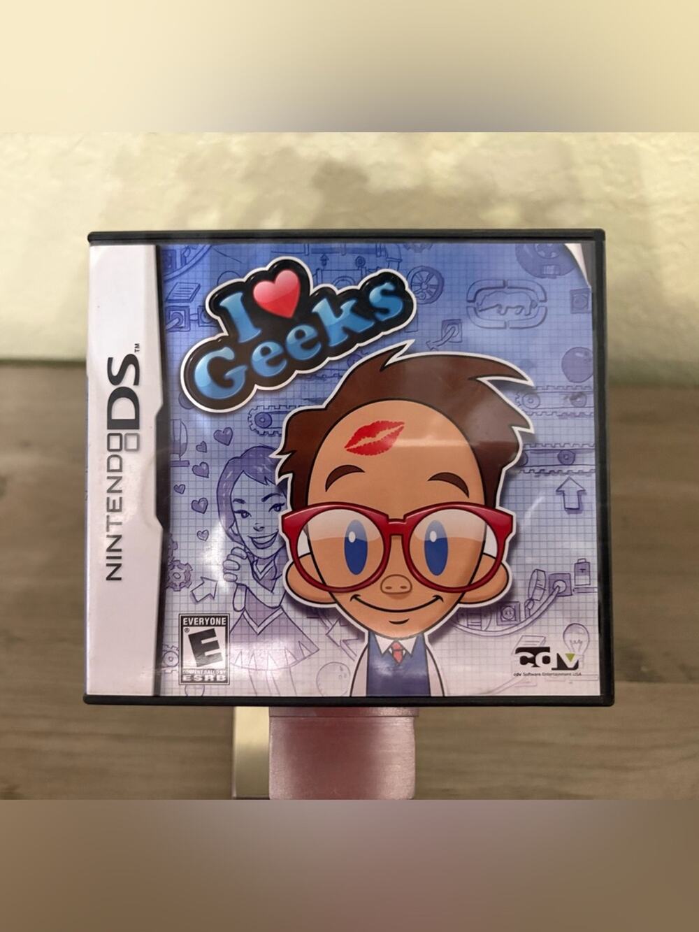 I ♥ Geeks Nintendo DS Complete CIB Puzzle Brain Teaser Game Tested